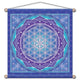 Banner de Meditação Flor da Vida - 38x38 cm