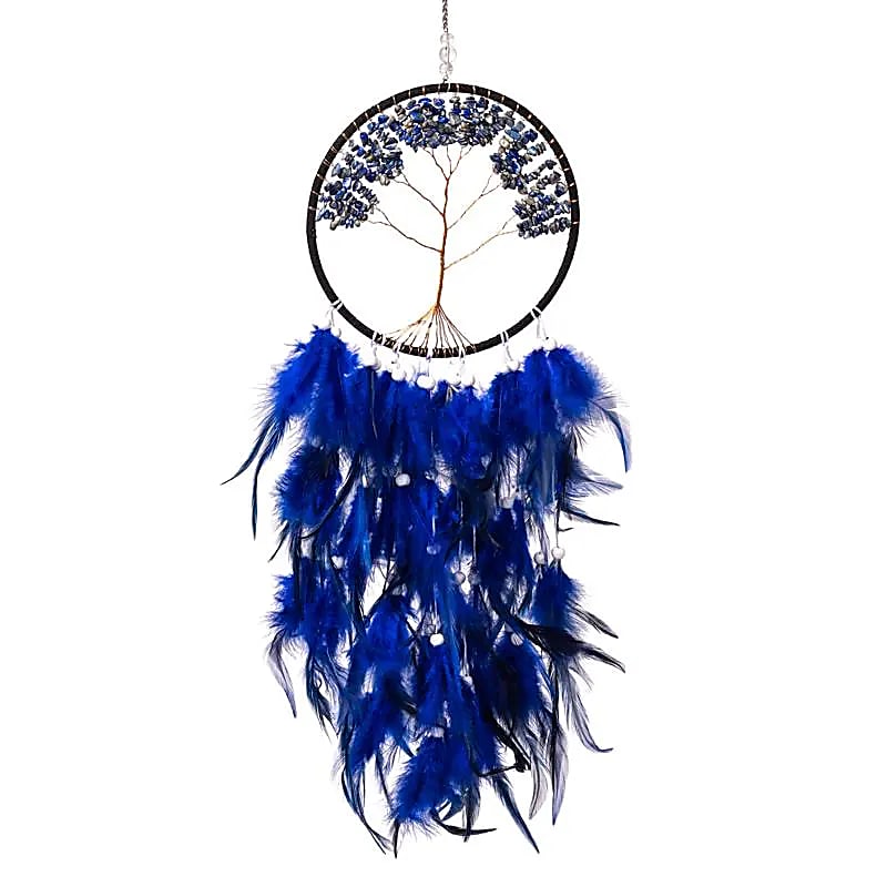 Łapacz snów Drzewo życia Lapis Lazuli - ±16x55cm