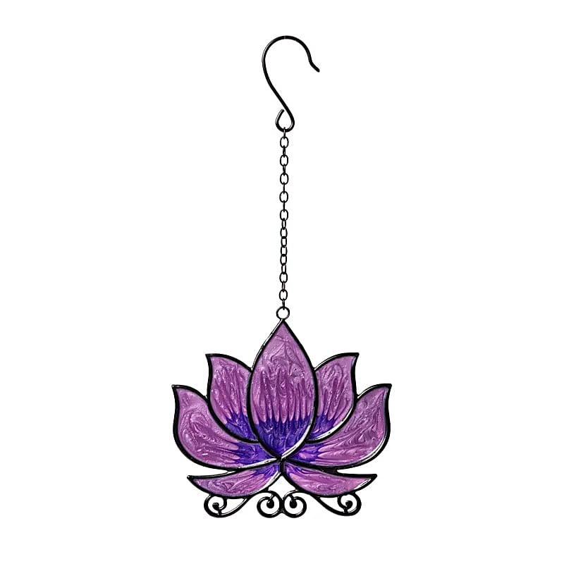 Fönsterhängare Lotus Lila - ±25cm Set med 2 st
