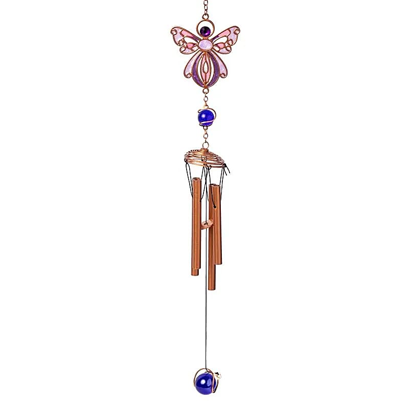 Wind Chime Angel Pink - ±50cm Set med 2 st