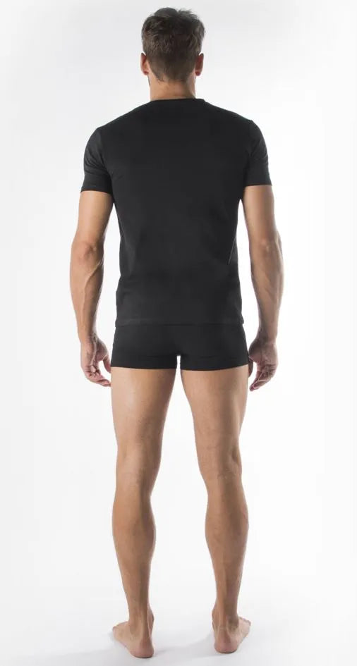 T-shirt Homme Fila Col V Fit Noir
