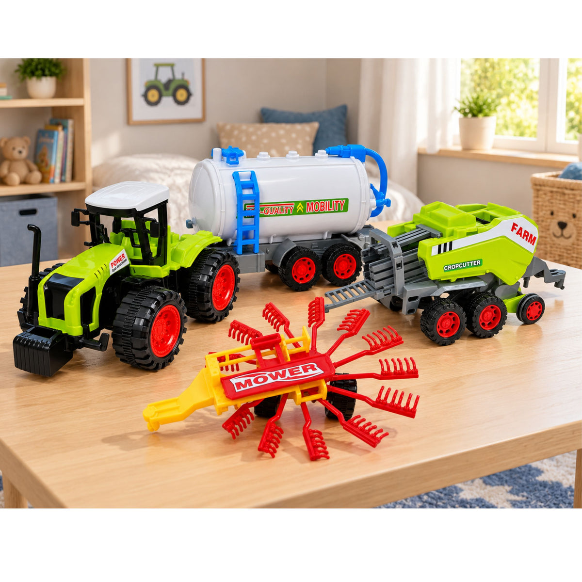 Sada Vozidla Zemědělec Traktor