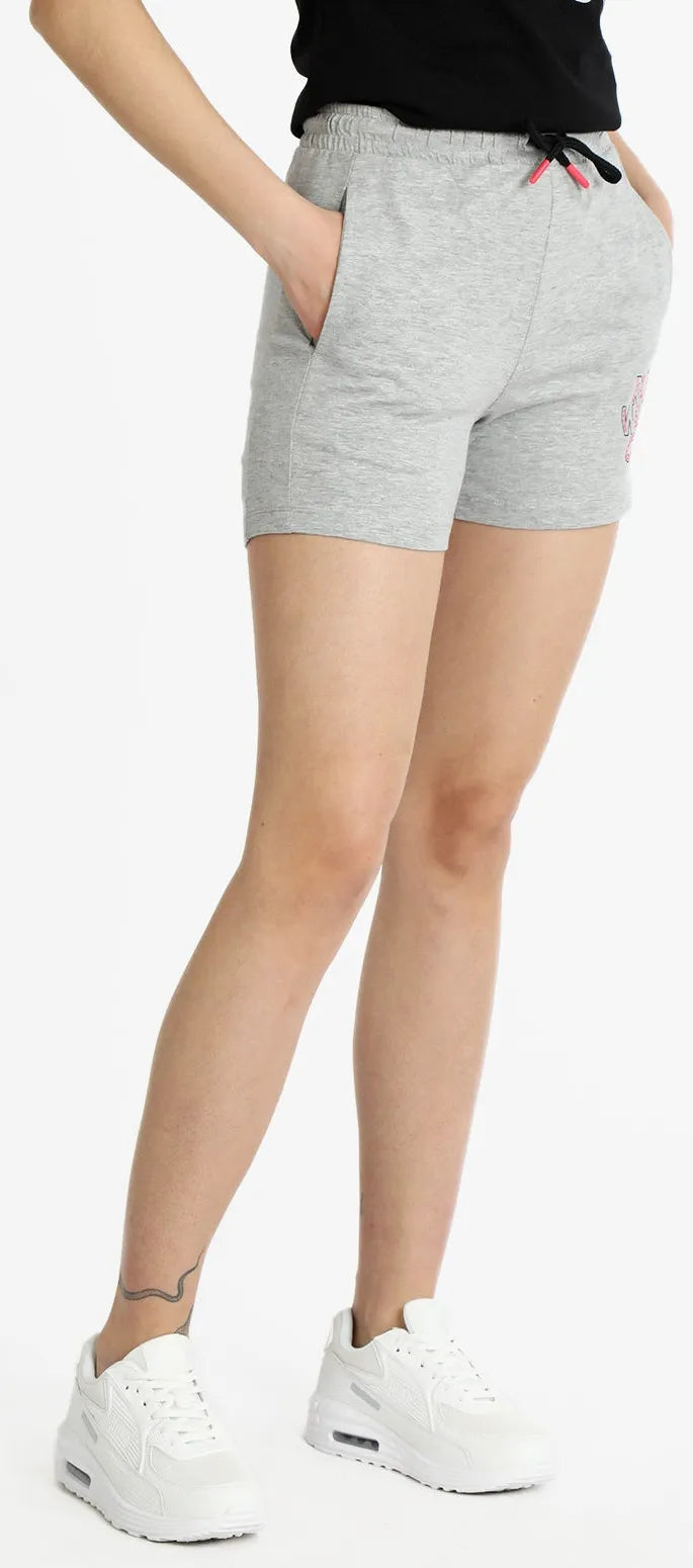 Pantaloncini donna atl. dpt bergamo grigio melange xl