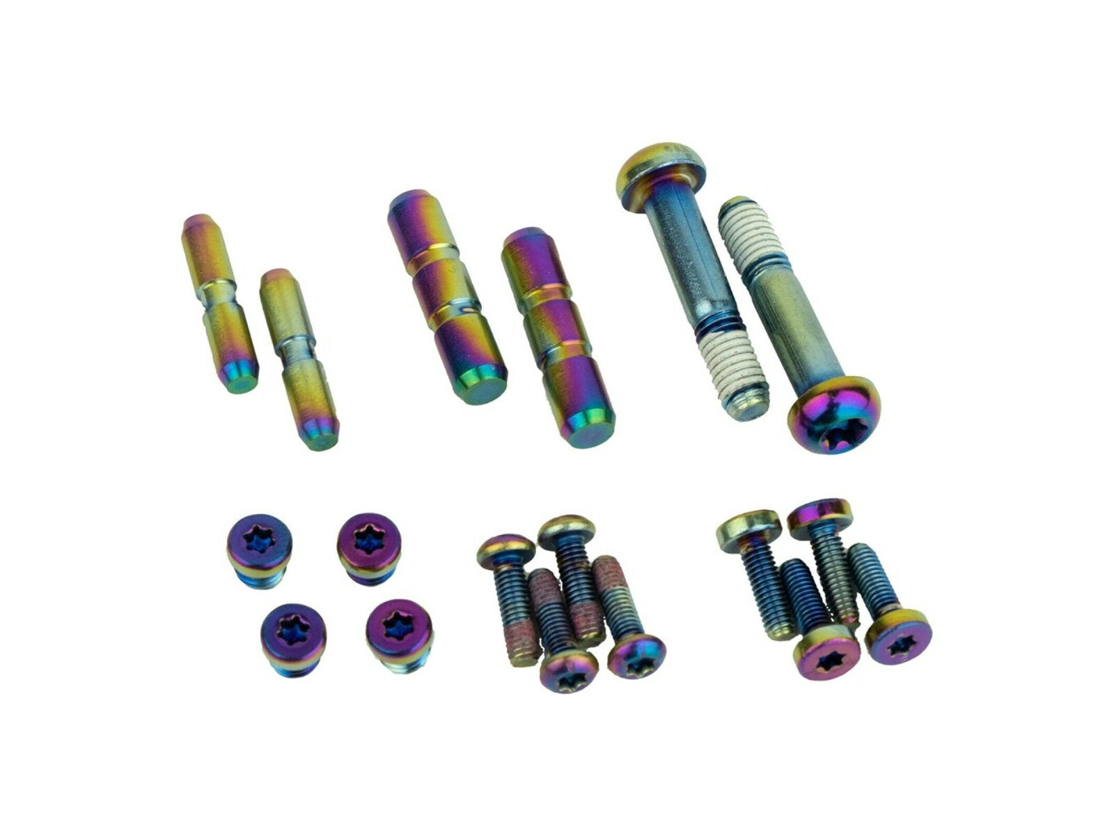 Sram Disc Brake Lever Hardware Upgrade Kit - Rainbow