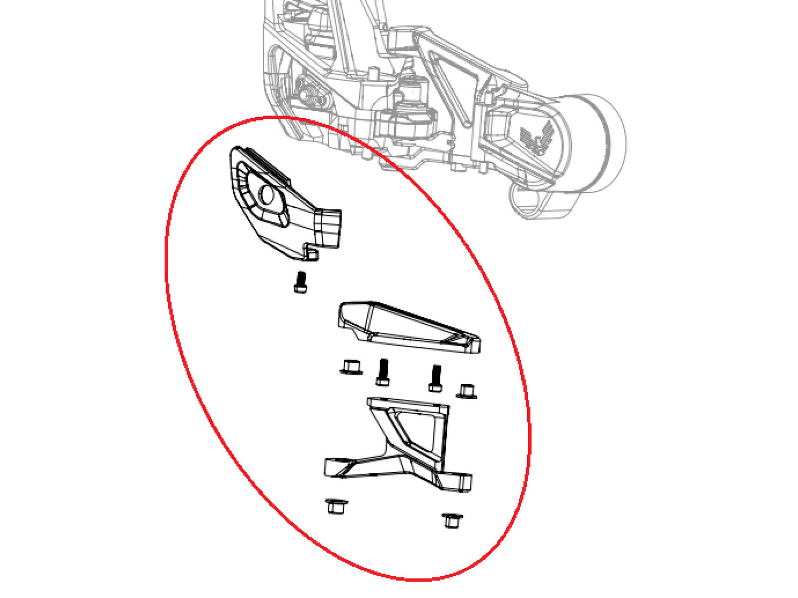 Sram Rear Derailleur Cover Kit Xxsl T-type Eagle Axs