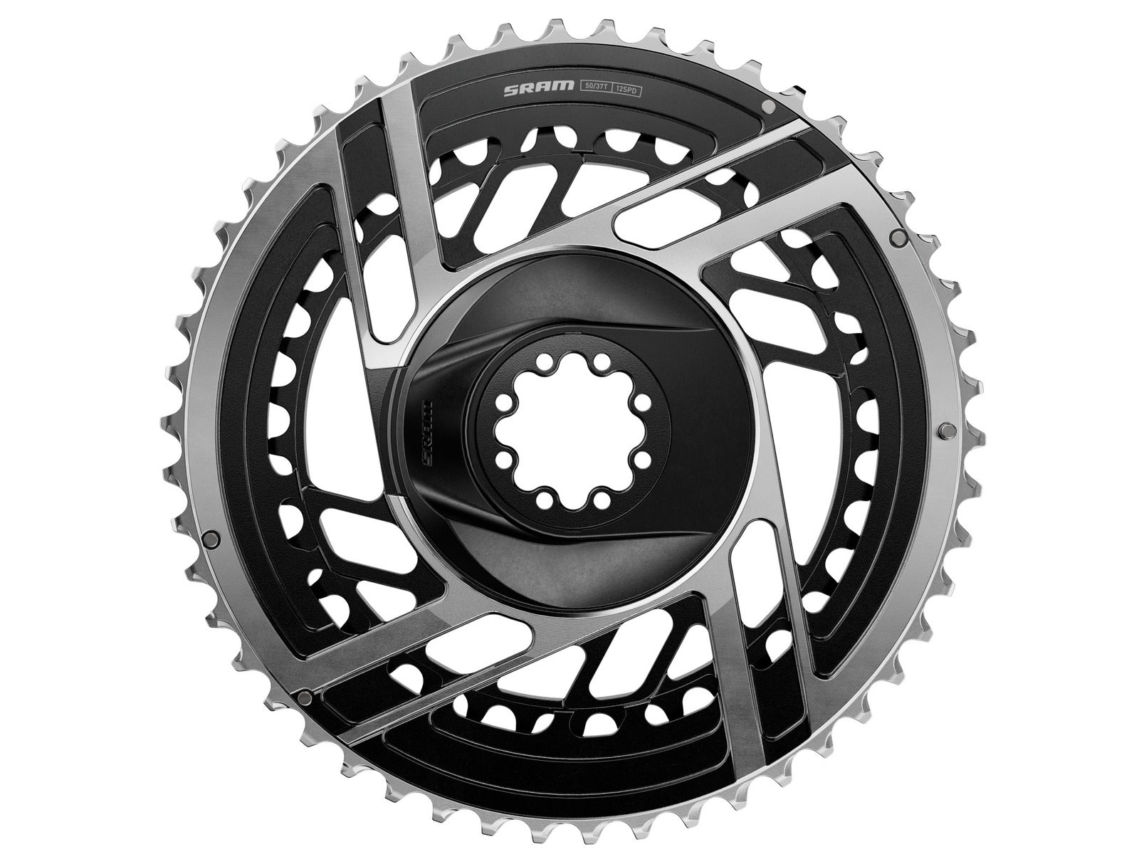 Sram Chainring Kit Red E1 2x Black-silver