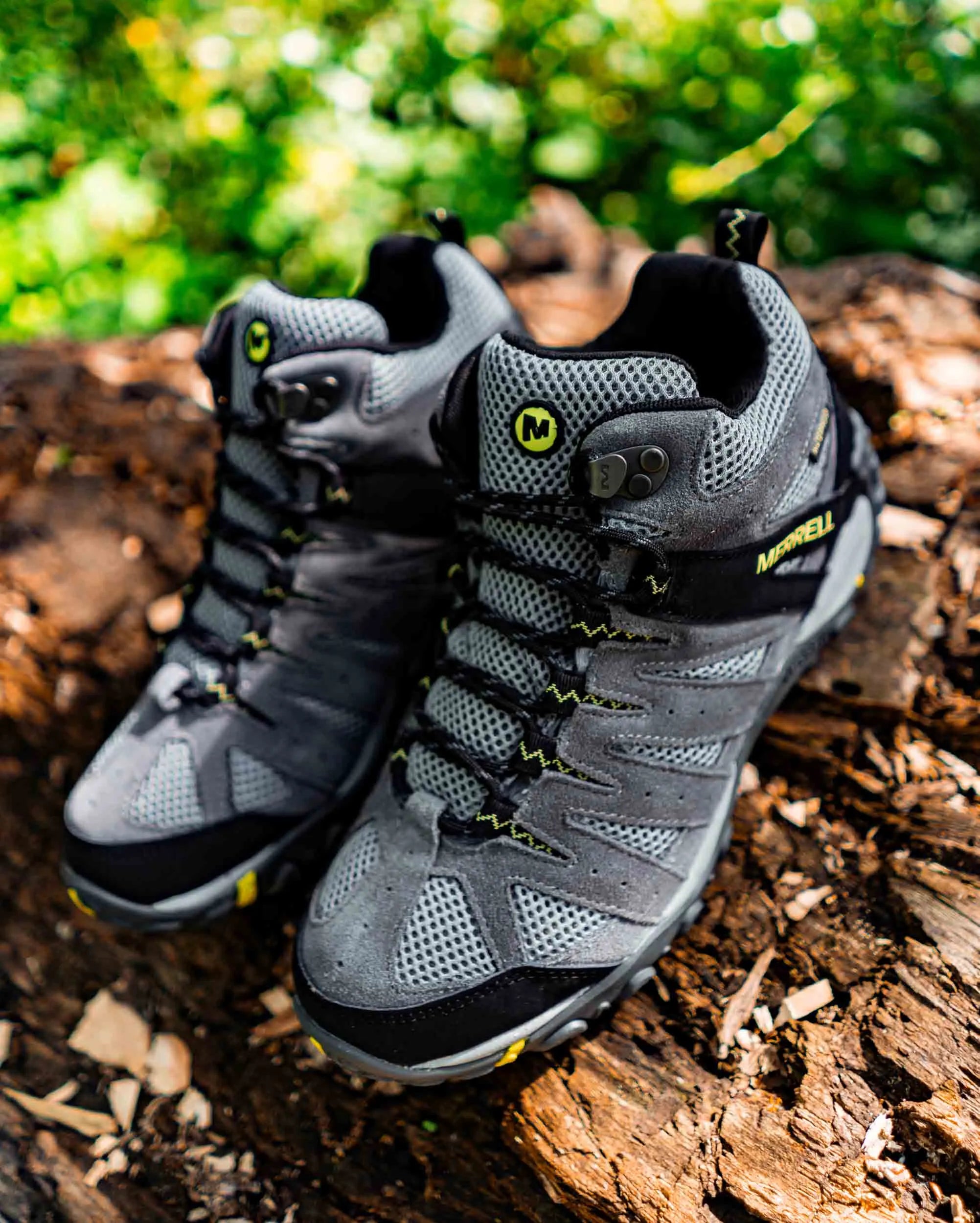 Trekkingschoenen heren Merrell Men Accentor 2 Vent Mid Wp Turbulence Grijs