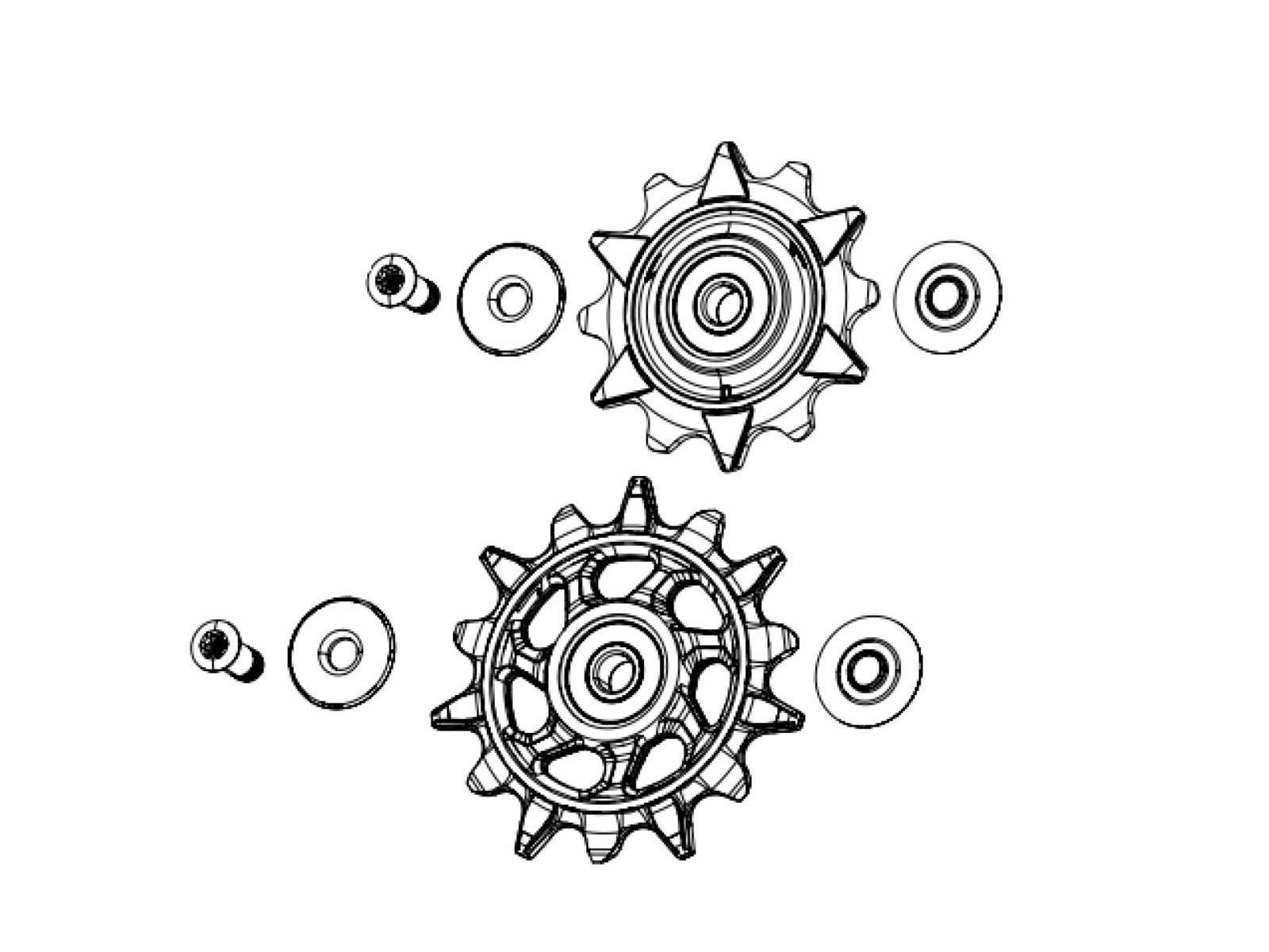 Sram Pulley-set Xx Dh T-type