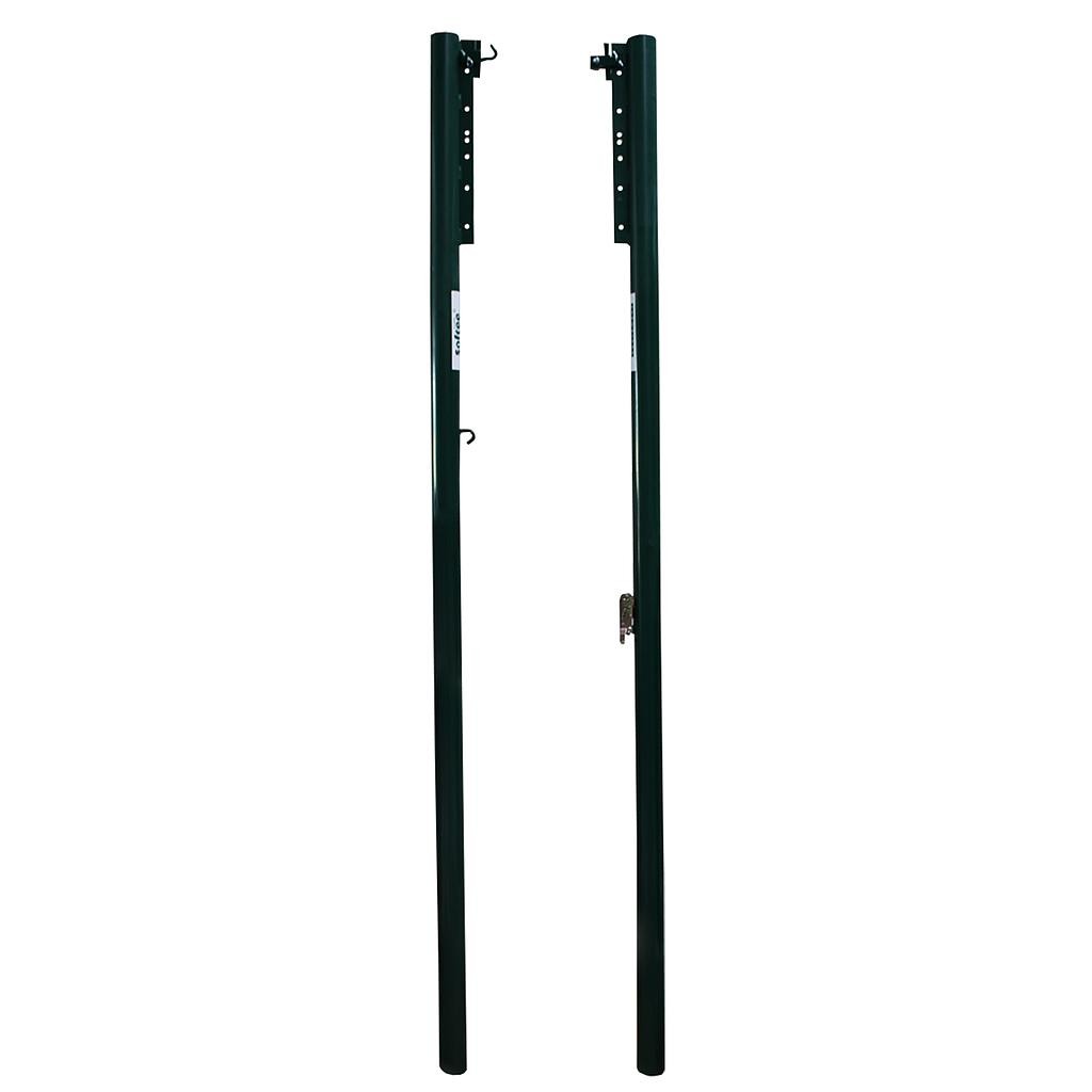 Set Metallic Volleyball Poles Fixed Ø 80mm