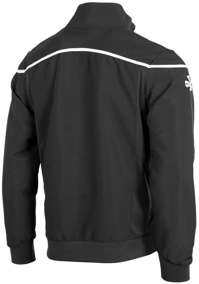 Chaqueta universitaria reece para hombre negro-blanco negro m