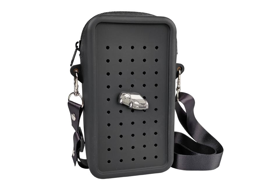 Gifty - Siliconen crossbodytas zwart