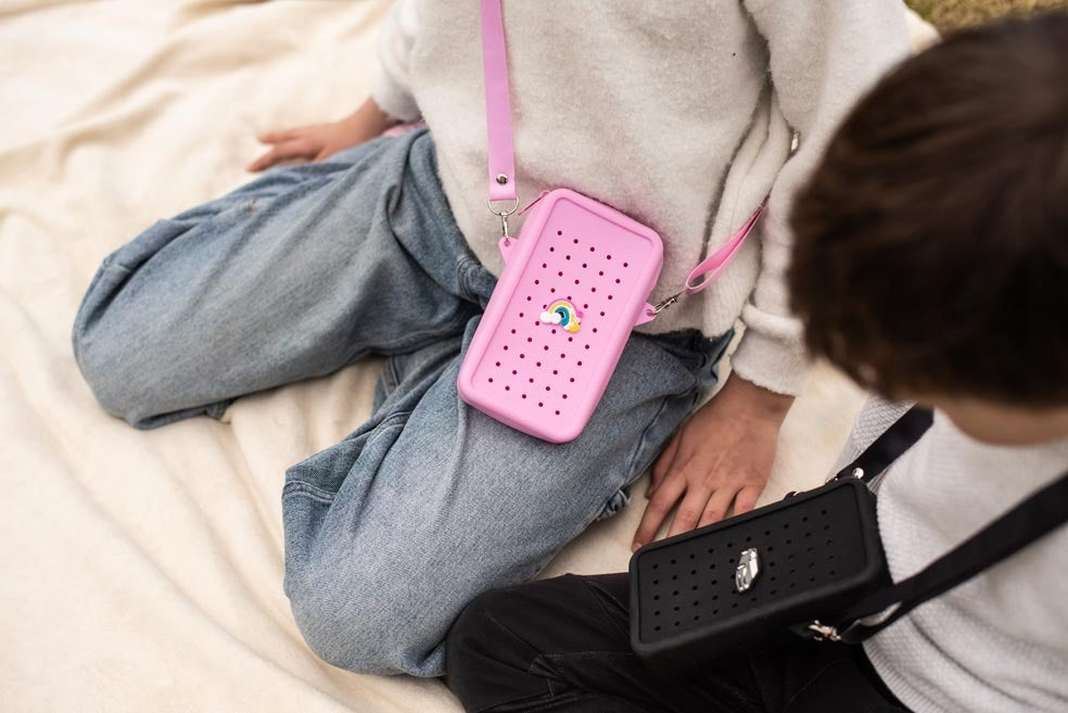 Gifty - Silicone Crossbody Bag Pink