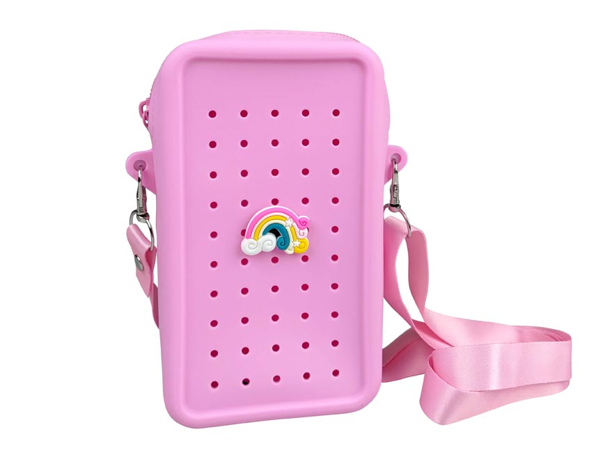 Gifty - Siliconen crossbodytas roze