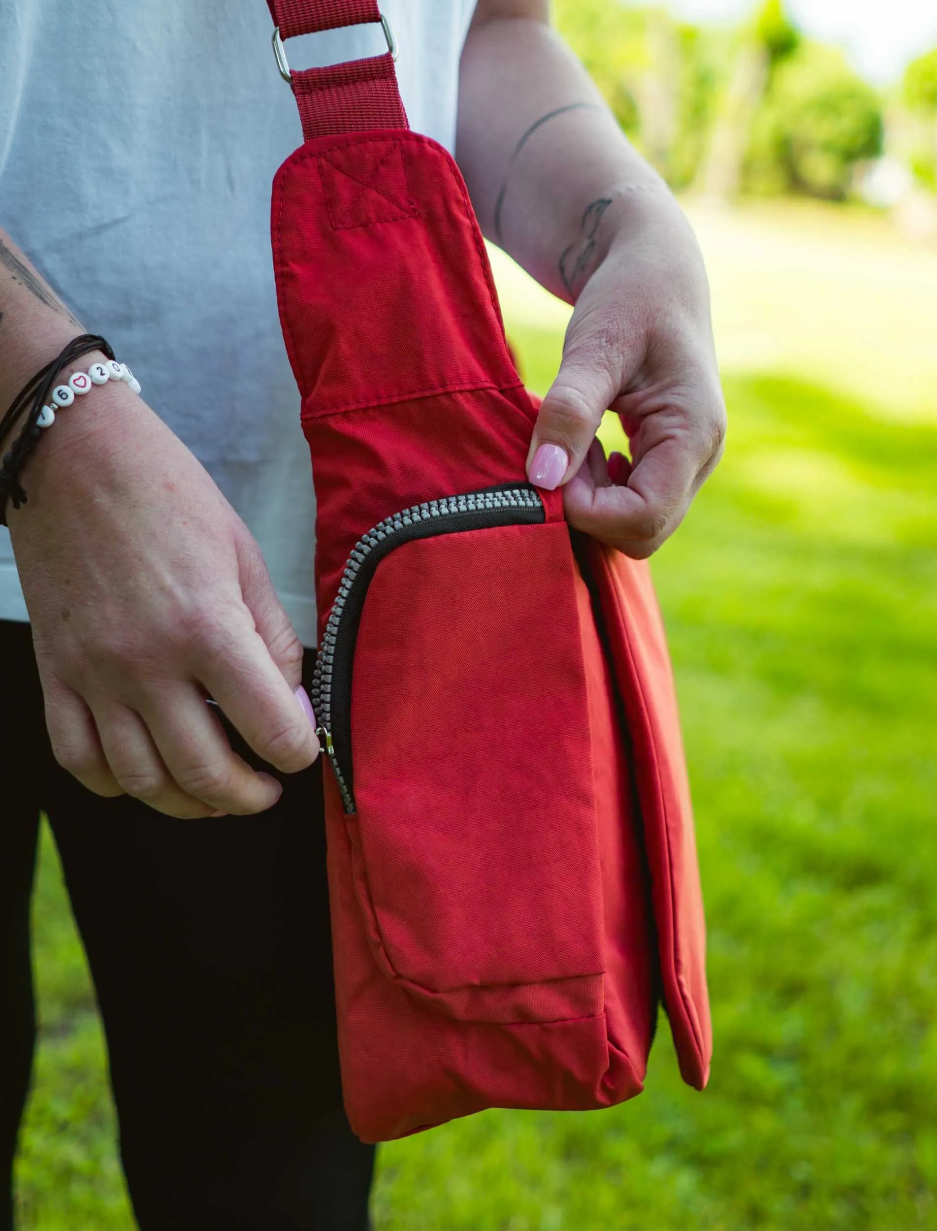Nouveau Rebels Crincle Persan Sac à bandoulière Rouge Orange