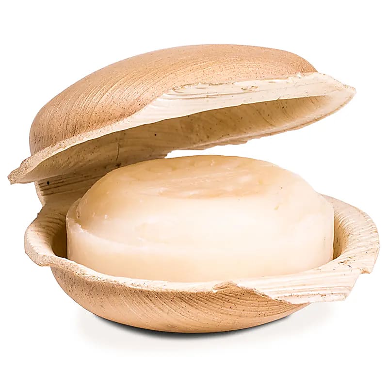 Holy Lama Neem & Tulsi Soap Yogi In Palm Leaf --set Of 2 Pcs - 100 G