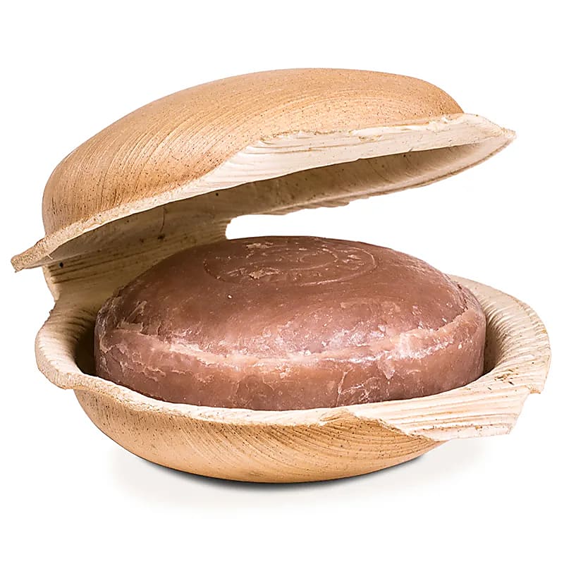 Sabonete de óleo de coco Holy Lama Kewra em folha de palmeira - 100 G Conjunto de 2 unidades