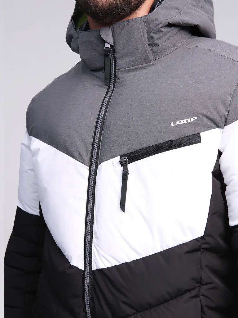 Herren-Skijacke Loap Orisino Schwarz