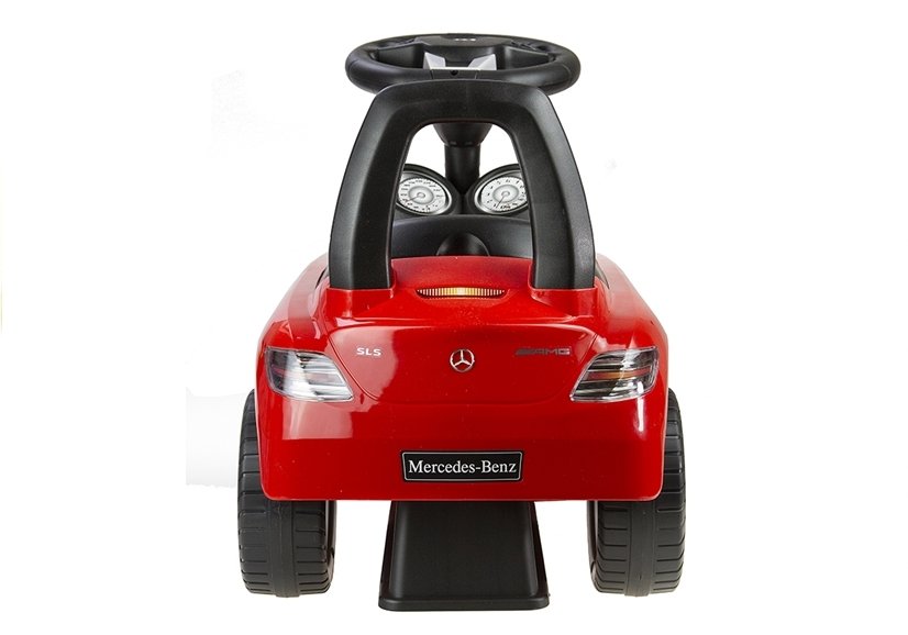 Mercedes Benz Röd - Barn Push Along Ride On Car