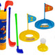 Children's Golf Set Clubs Holes With Flags Balls