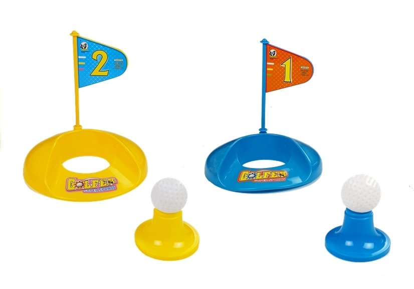 Children's Golf Set Clubs Holes With Flags Balls