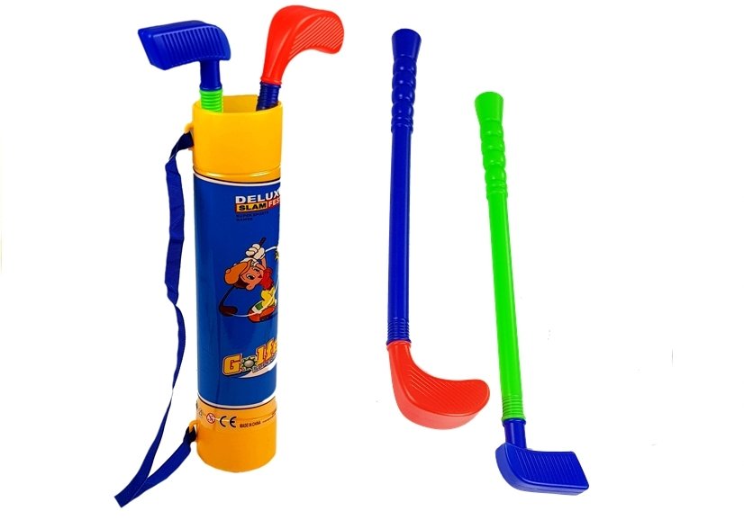 Children's Golf Set Clubs Holes With Flags Balls