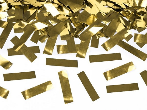 Festkonfetti 40 cm guld