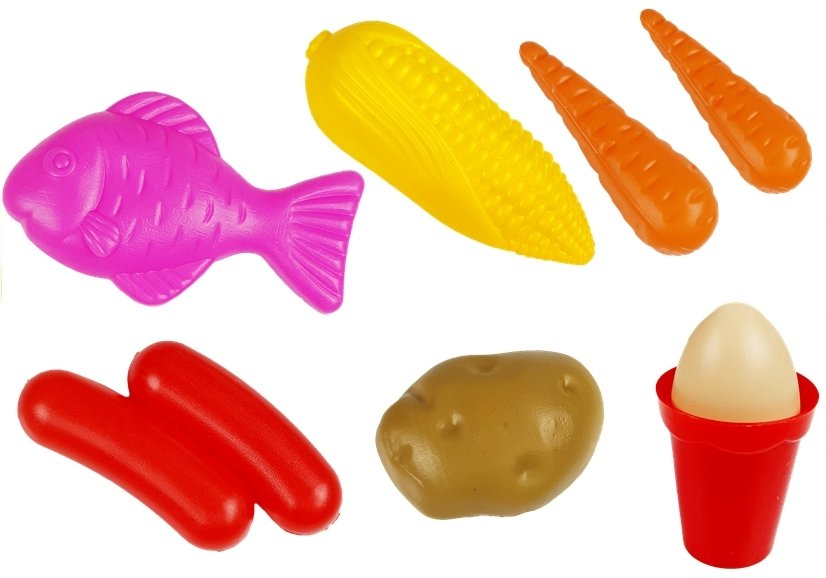 Interactive Kitchen For Children Okp Refrigerator Water Tap Accessories 58 Pcs.