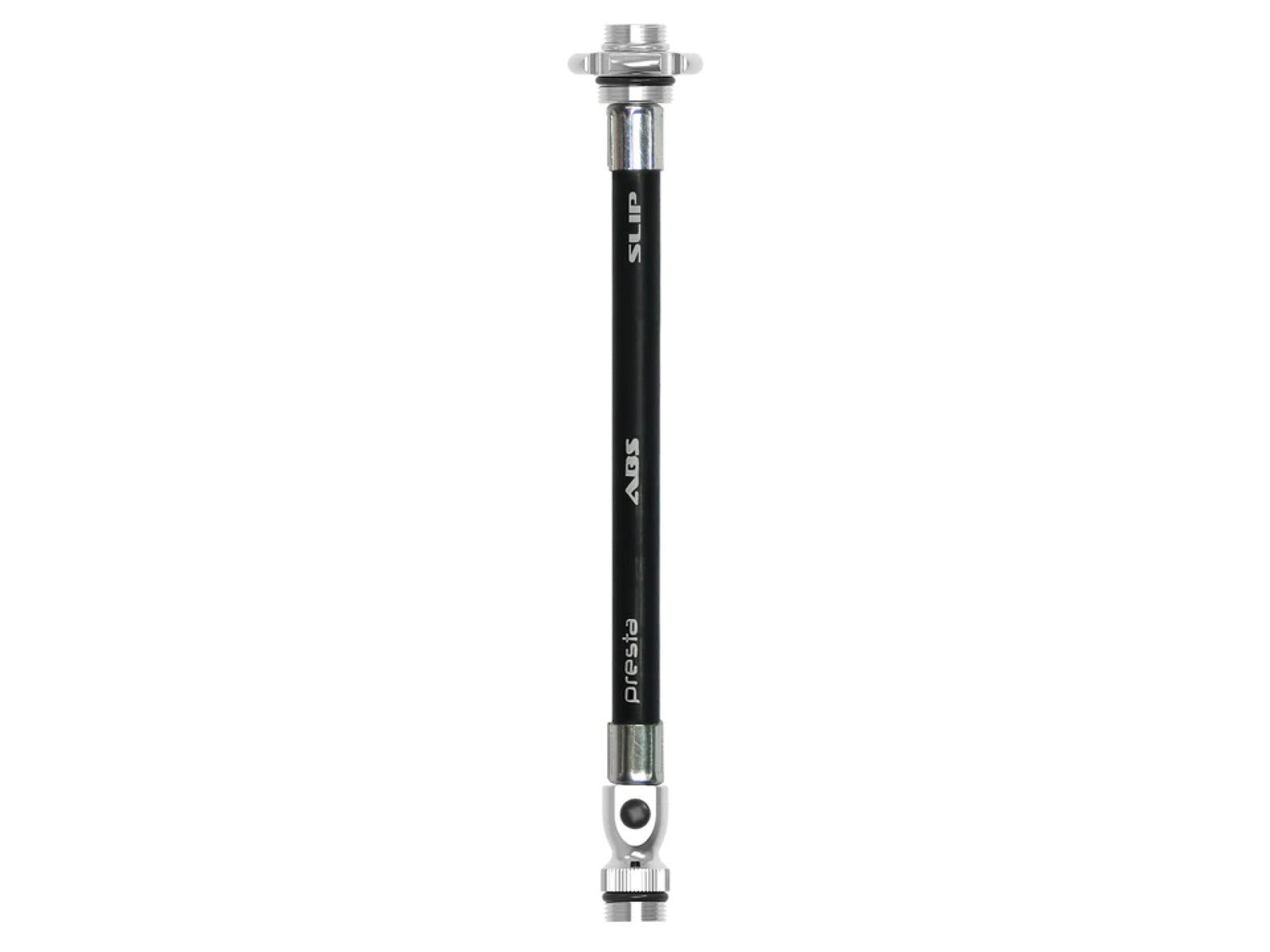 Lezyne Replacement Abs Flex Hose Presta With Valve Tool For Road Drive Pumps Black-silver