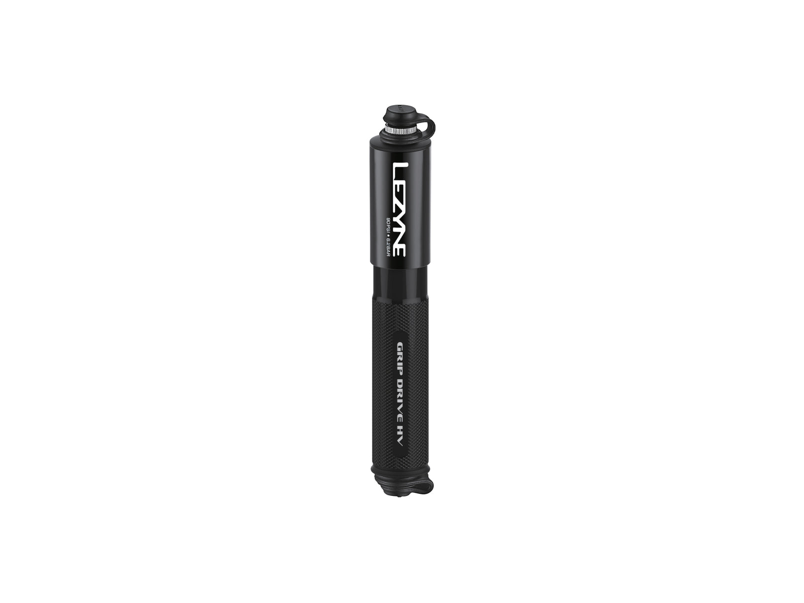 Lezyne Hand Pump Hv Grip Drive Black S (186) - S (18.6)