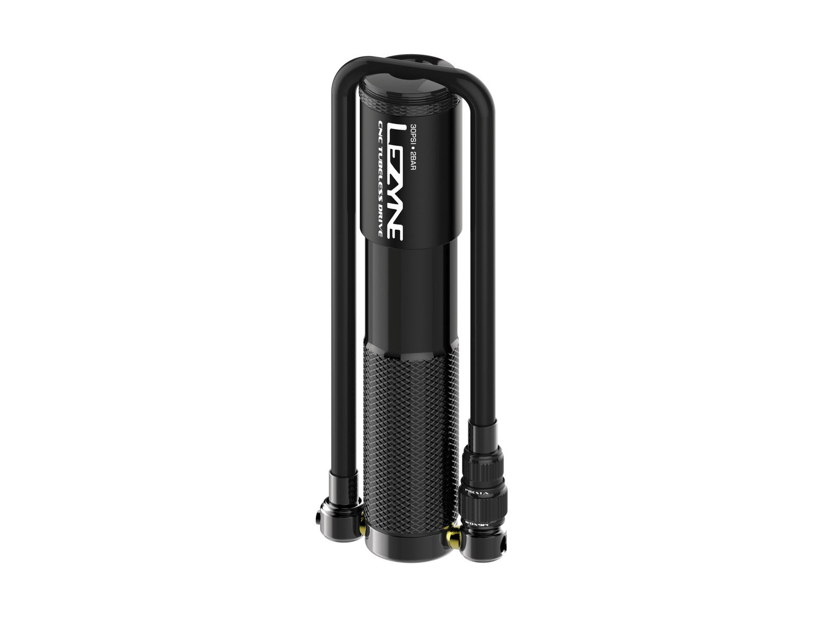 Lezyne Bike Hand Pump Cnc Tubeless Drive Black 170 - 17.0