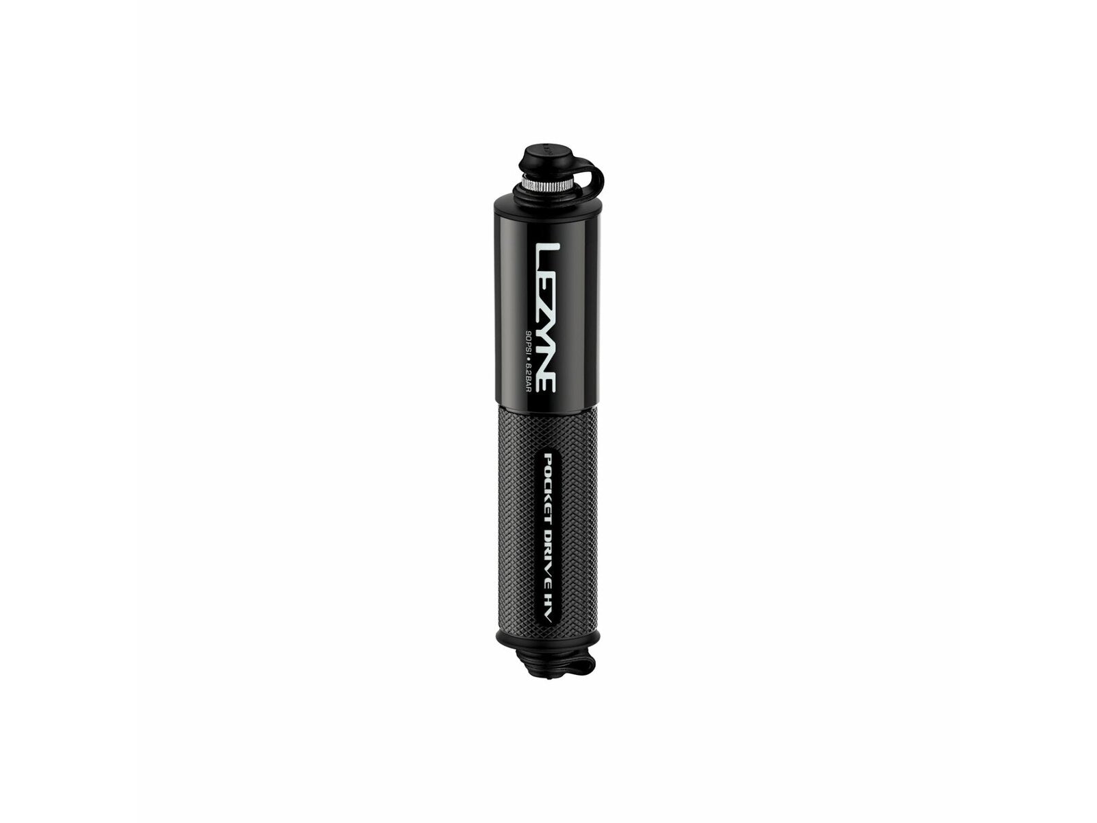 Lezyne Hand Pump Cnc Hv Pocket Drive Gloss Black 140 - 14.0