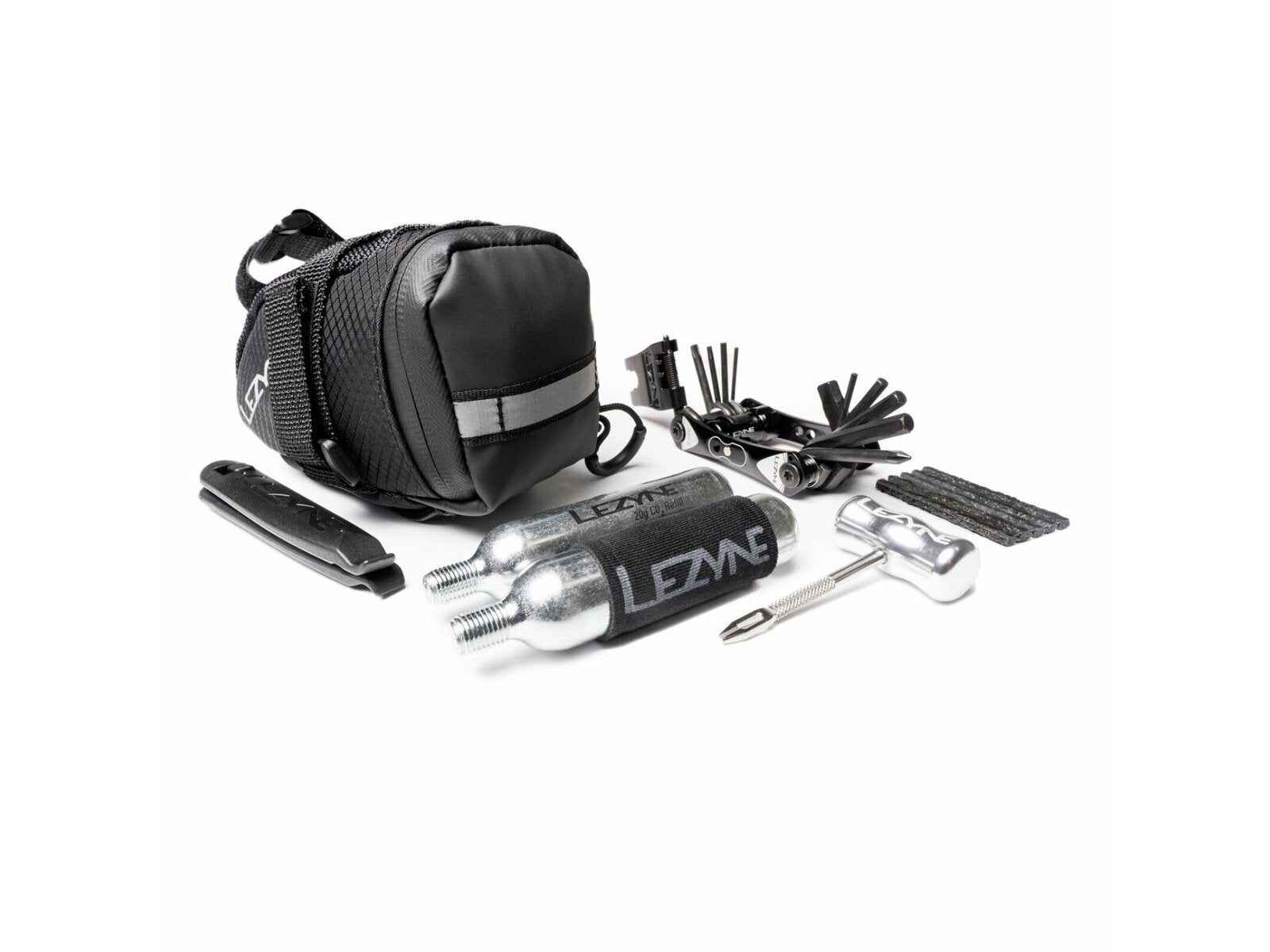Lezyne Saddle Bag Caddy M Incl. Tubelesskit Black