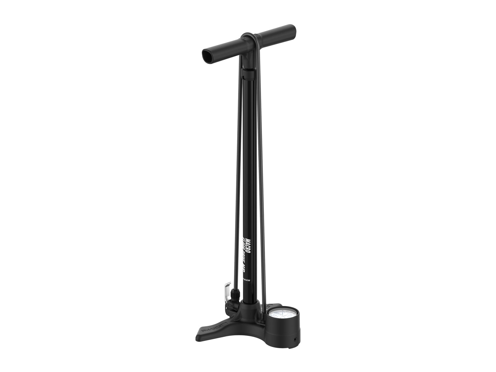 Lezyne Macro Hp Floor Drive Matt Black 635 Cm - 63.5 Cm