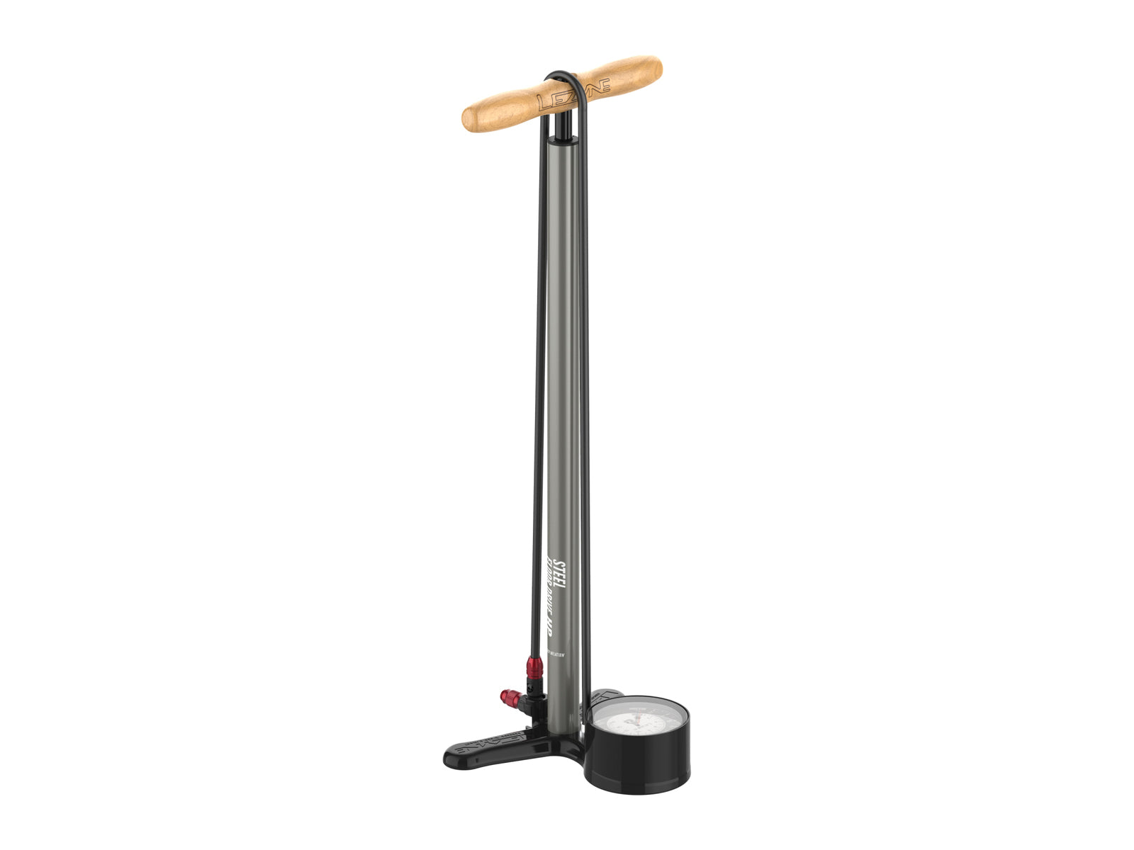 Lezyne Steel Hp Floor Drive Mtt Grey 635 Cm - 63.5 Cm