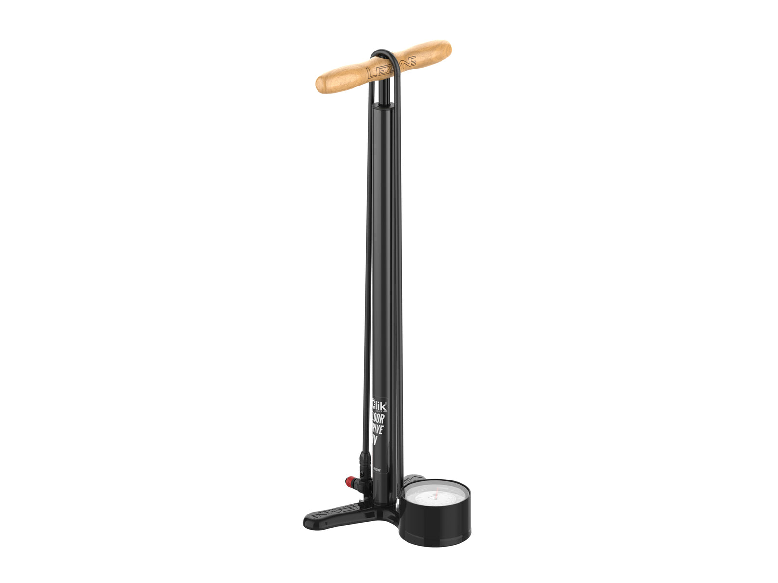 Lezyne Floor Pump Steel Hv Clik™ Floor Drive Black-matt 635 Cm - 63.5 Cm