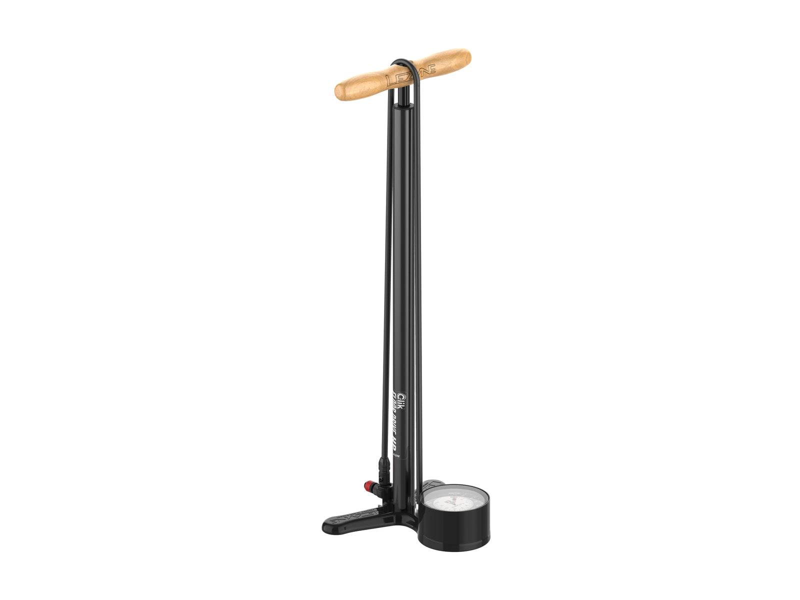 Lezyne Floor Pump Steel Steel Hp Clik™ Floor Drive Black-matt 635 Cm - 63.5 Cm