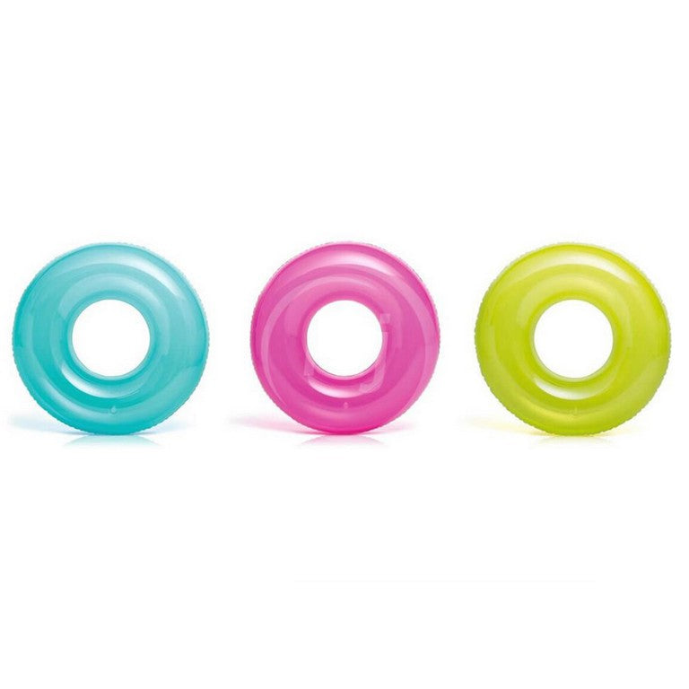 Intex Transparenter Schwimmring Ø 76 cm | Verschiedene Farben