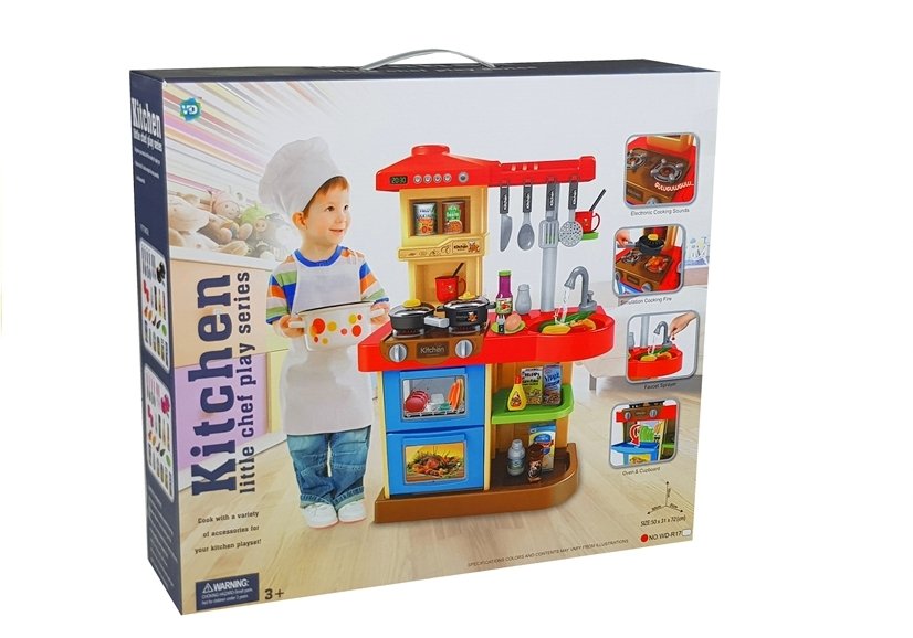 Kitchen For Children With Sounds And Real Tap