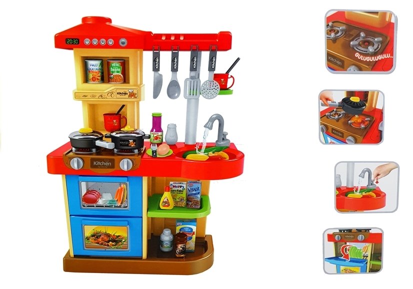 Kitchen For Children With Sounds And Real Tap
