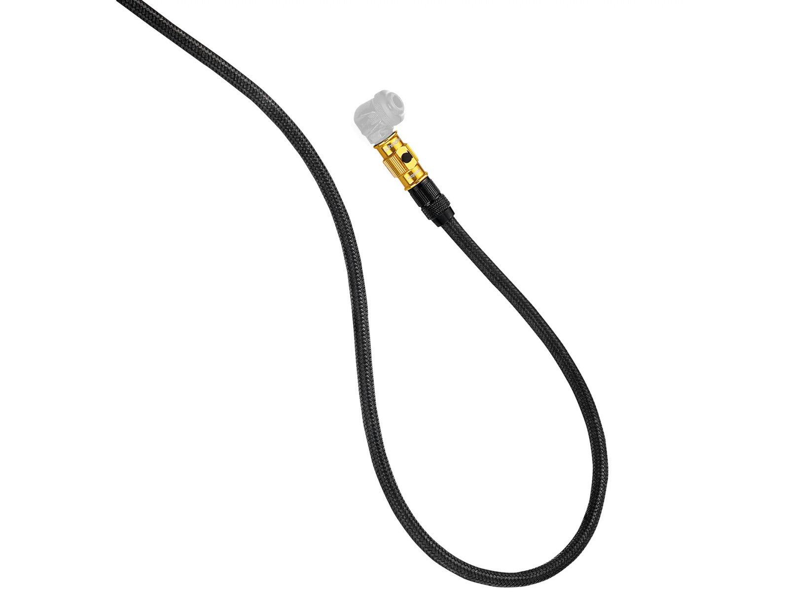 Lezyne Replacement Abs Braided Floor Pump Hose Gloss Gold