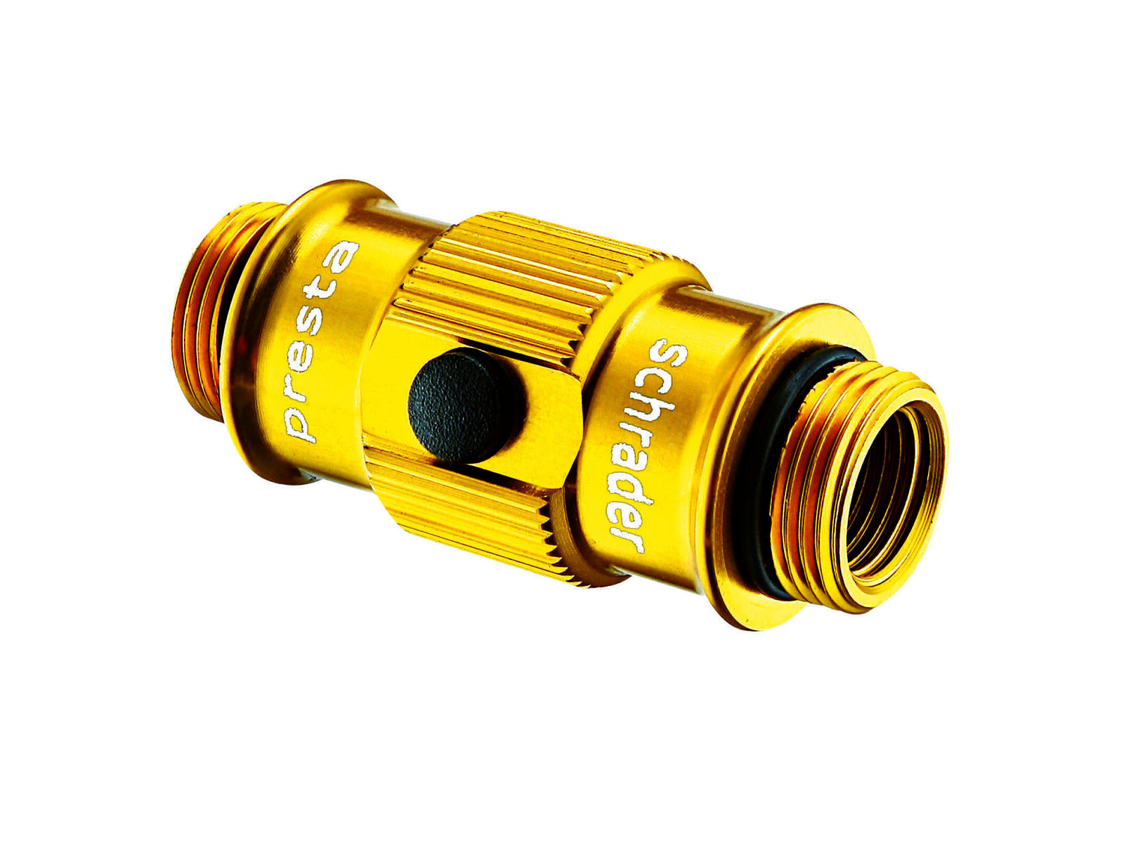 Lezyne Abs Flip Thread Chuck Valve Swivel Gloss Gold