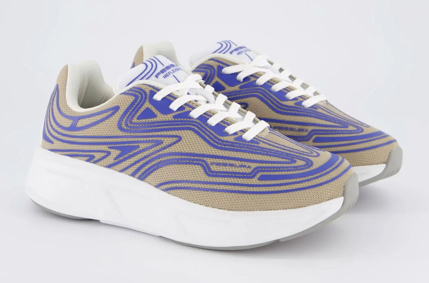 Uniszex cipők Fessura Wmns Runflex 01 Canvas Land/tinta fehér/füstszürke