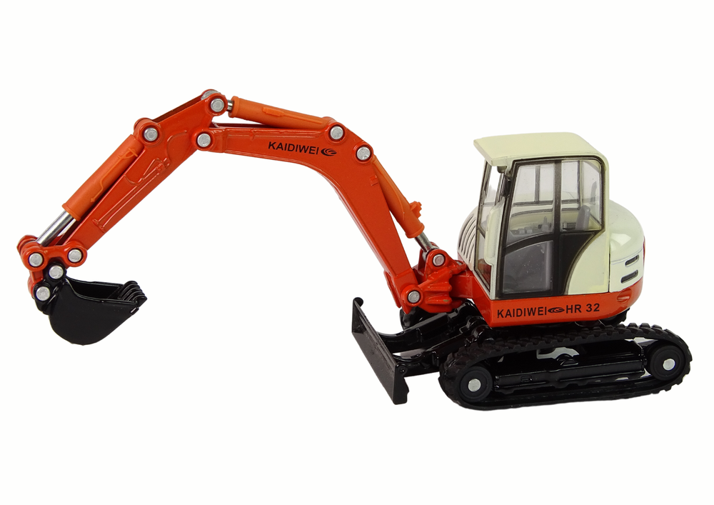 Metal Excavator With Big Arm 1:50 Die Cast Model
