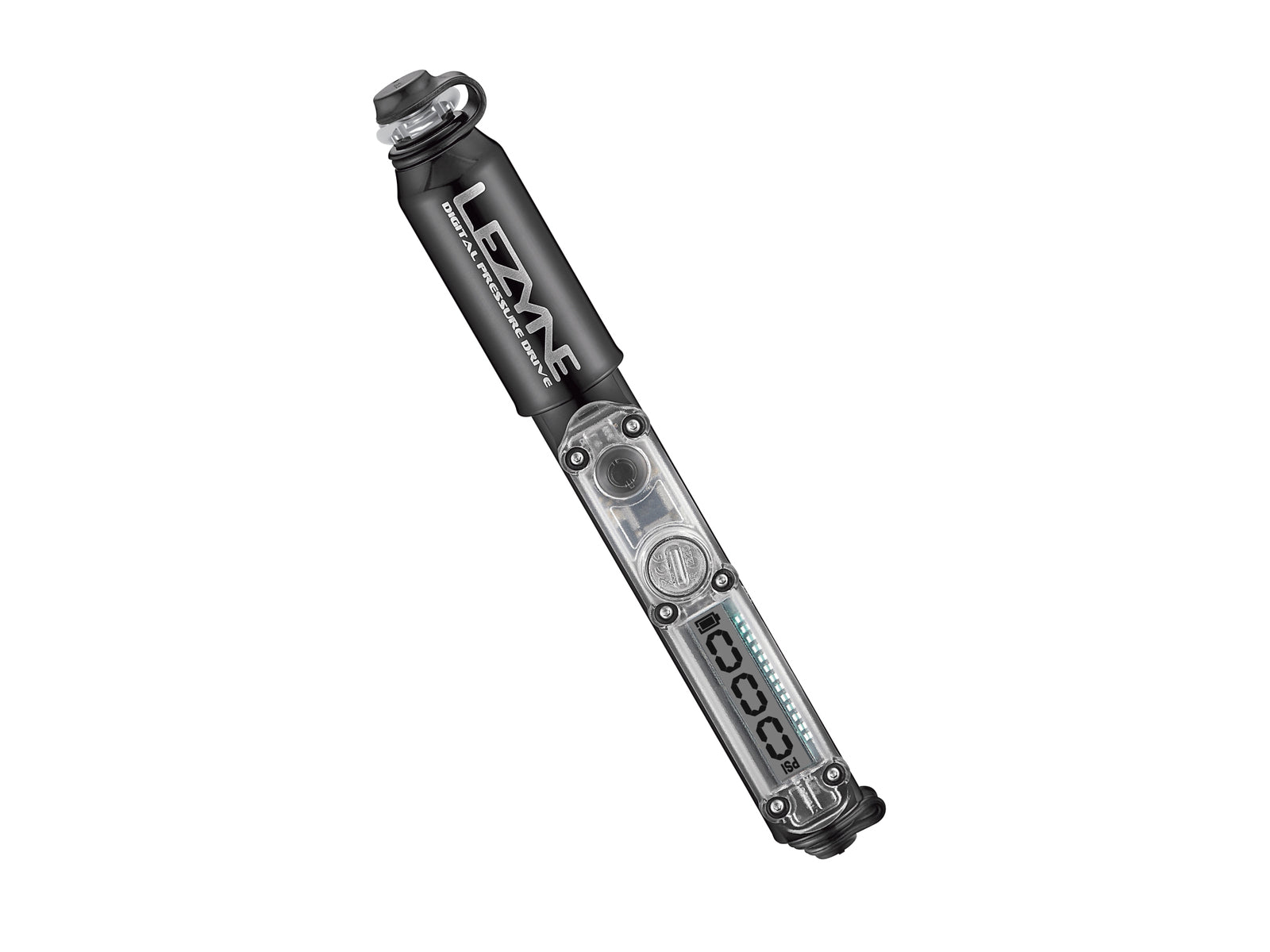 Lezyne Hand Pump Cnc Digital Pressure Drive Gloss Black 170 - 17.0