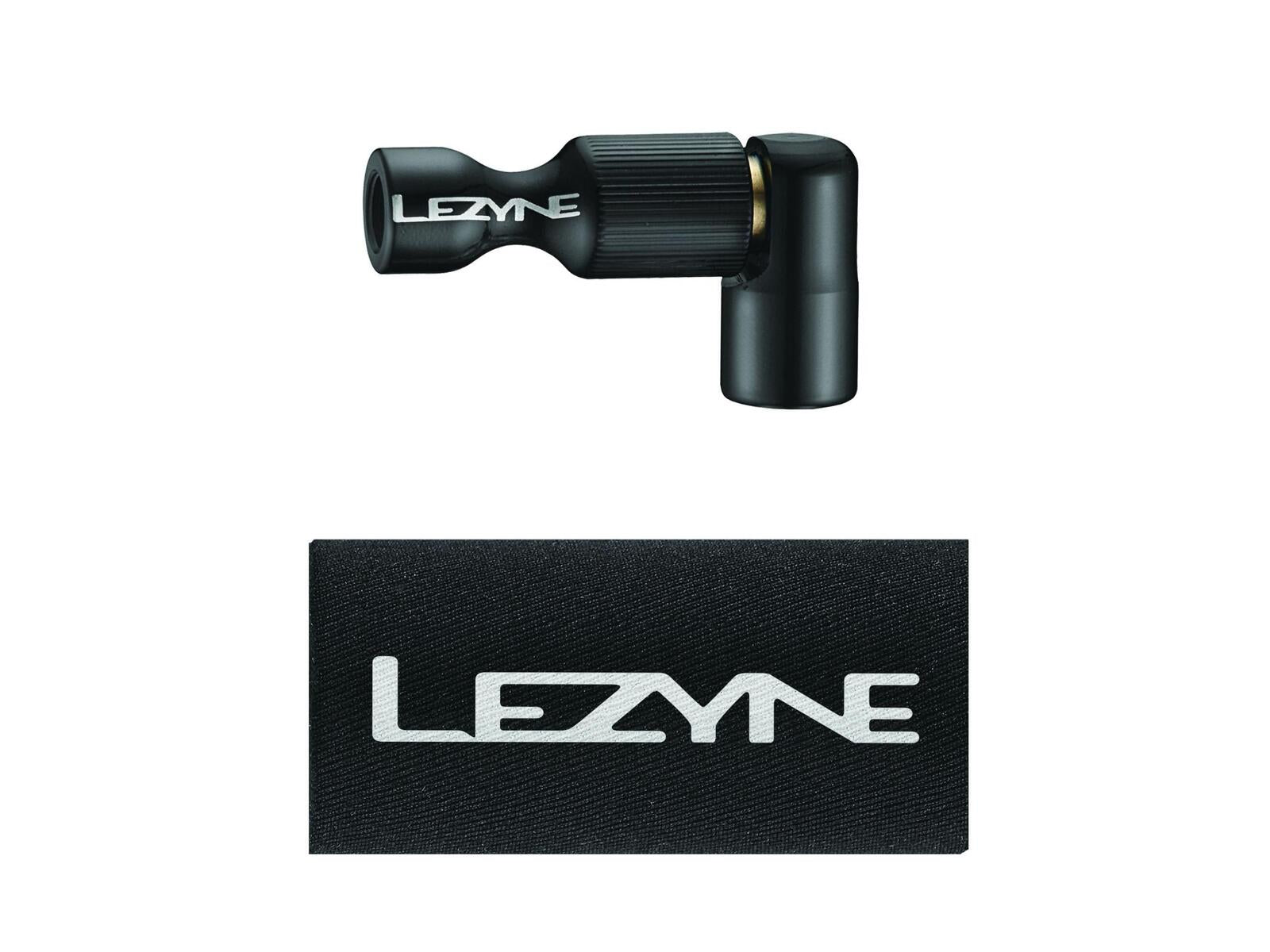 Lezyne Co2 Pump Head Trigger Drive Cnc Gloss Black