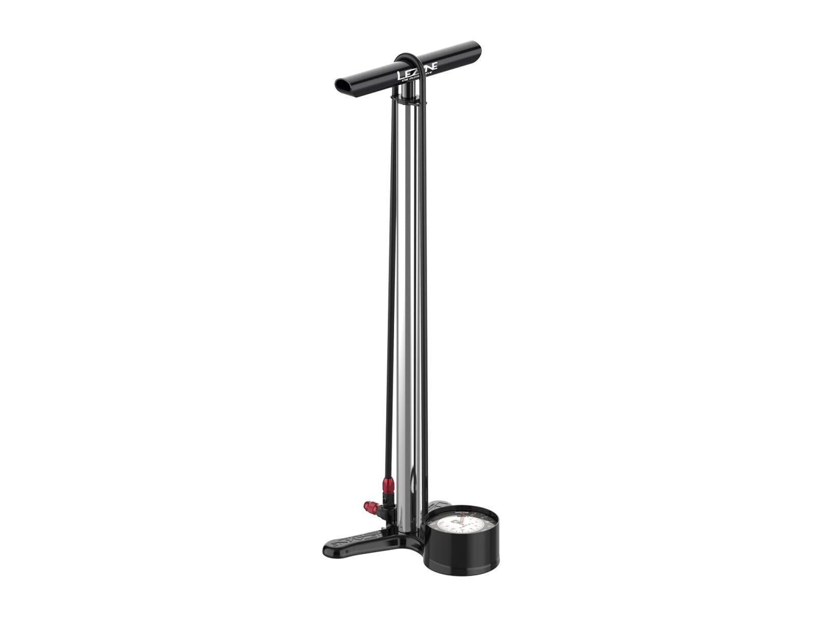 Lezyne Cnc Hp Floor Drive Gloss Silver 635 Cm - 63.5 Cm