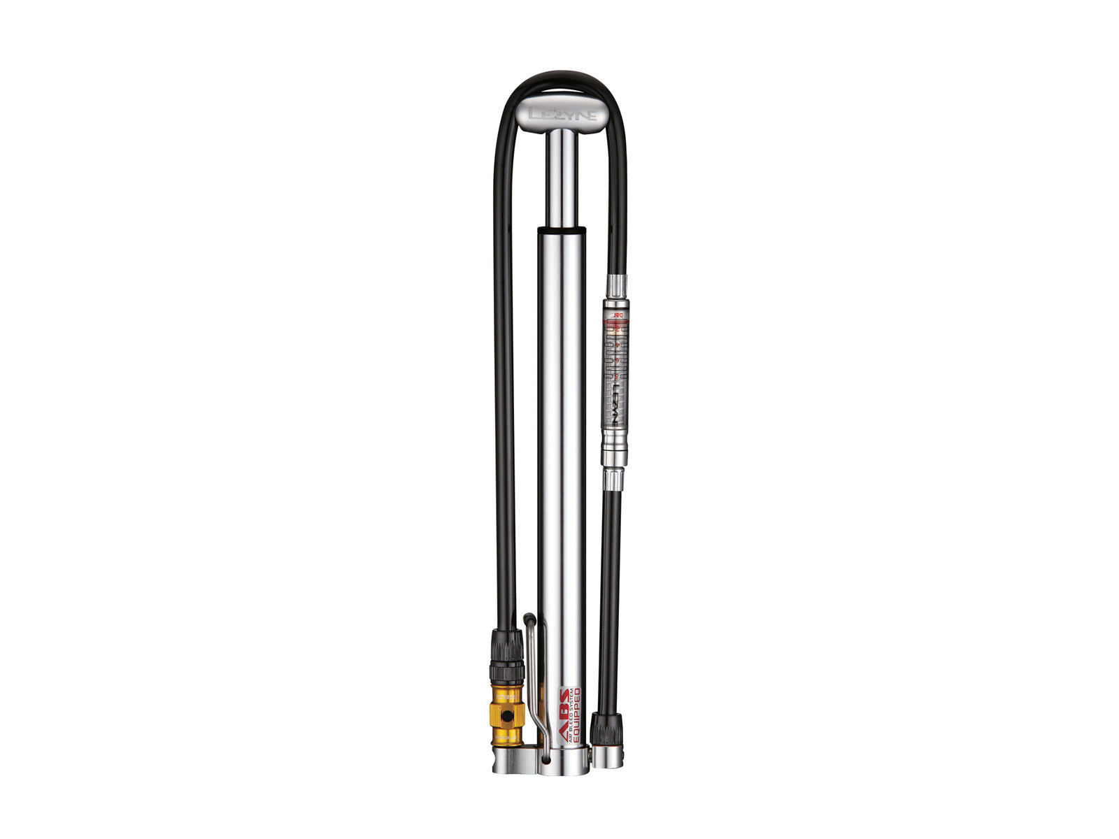 Lezyne Hand Pump Digital Cnc Hpg Micro Floor Drive Gloss Silver 300 - 30.0