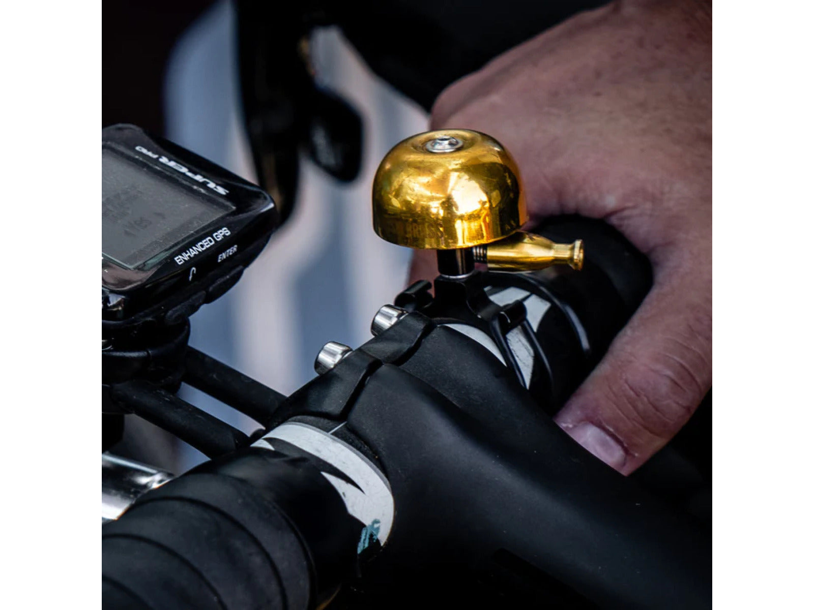 Lezyne Classic Brass Bell Gold-black - S