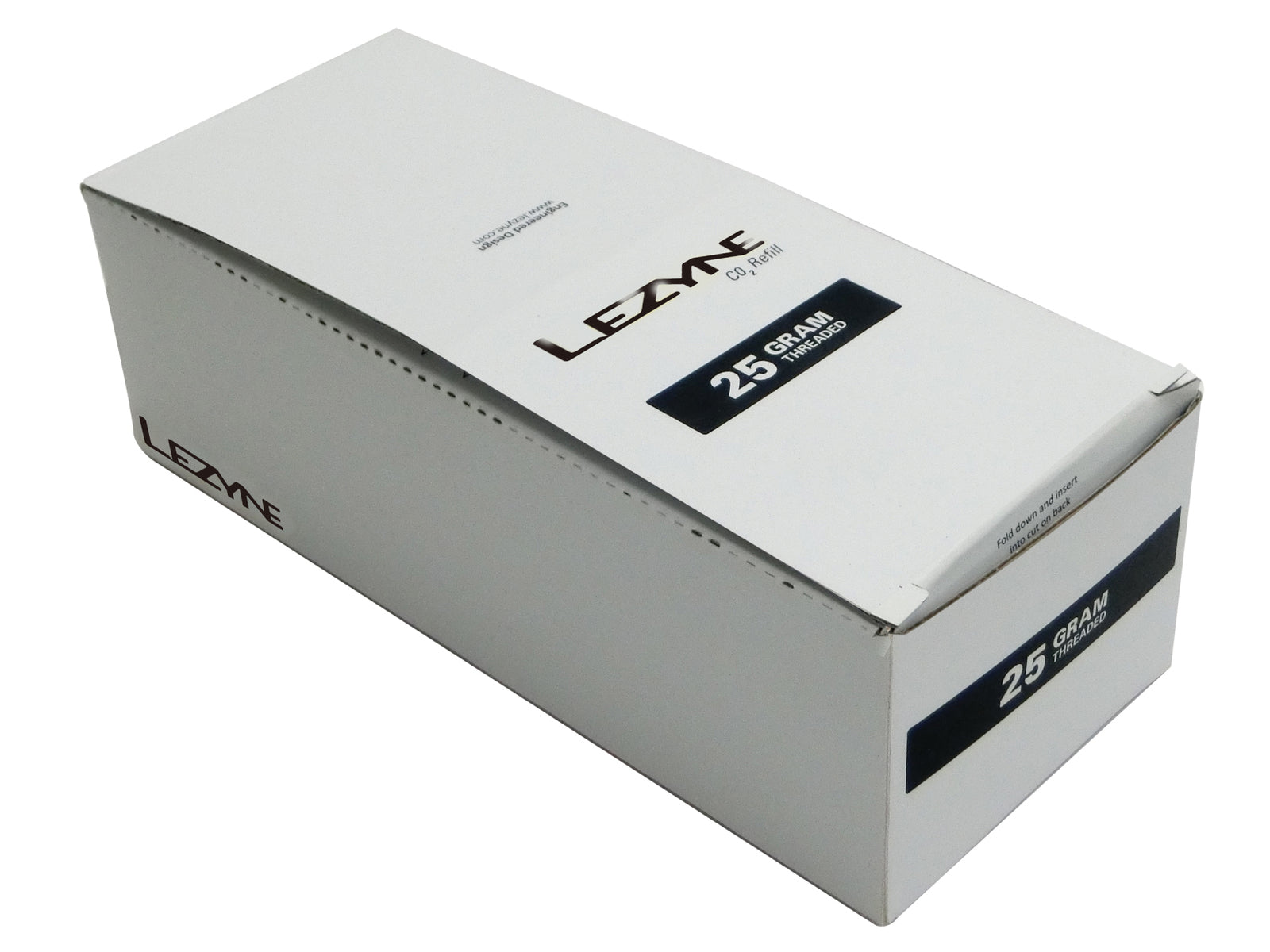 Lezyne Display Box Co2 Replacement Cartridges (25 G) 30 Pcs. Silver