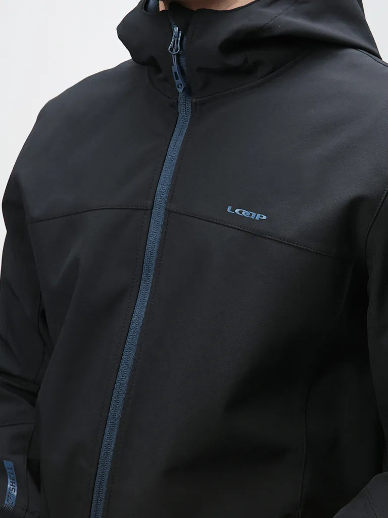 Pánska softshellová bunda Loap Lador Black 2xl
